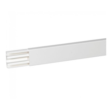 LE DLPlus 60x20 … instalační lišta Legrand, 3-komorová, výška 60 mm, hloubka 20 mm, délka 2,1m, bílá