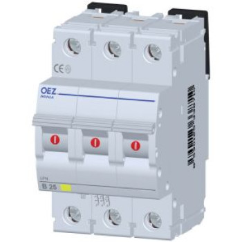  OEZ LPN 50B/3 … jistič 50A, 3-pól, charakteristika B