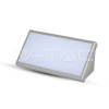 VT-8054 (218234) … LED venkovní nástěnné svítidlo hranaté, 12W, 4000K denní bílá, 1250lm IP65, šedé