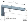 KOV* SK 1-1000/Z … výložník lomený
