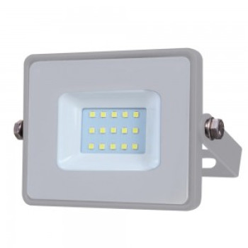 VT-10 (431) … LED reflektor, 10W, 4000K denní bílá, 800lm, IP65, šedé tělo