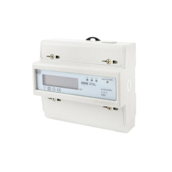 ELM EDIN 37XL … 3-fázový elměr pro nepřímé měření X/5A, LCD displej, 7M/DIN