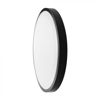 VT-8630 (76401) … LED svítidlo přisazené, kruh pr.350mm, IP44, 36W, 4000K denní bílá, 3820 lm, černý rámeček, 350x61 mm