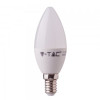 VT-268 (211111) … LED žárovka 6,5W, E14 svíčka, 3000K teplá bílá,600lm