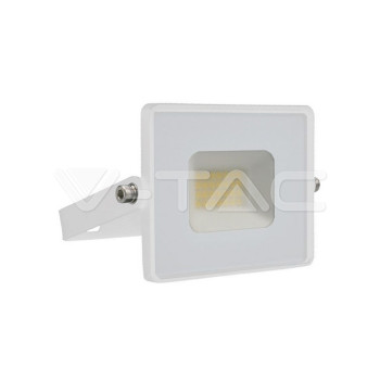 VT-4021 (215950) … LED reflektor, serie SMD, 20W, 4000K denní bílá, 1620lm, IP65, bílé tělo