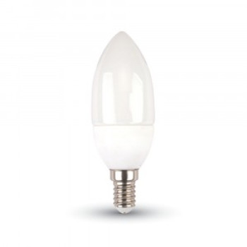 VT-1855 (2142151) …LED žárovka 4,5W, E14 svíčka, 3000K teplá bílá,470lm